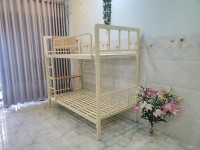 GIƯỜNG SẮT 2 TẦNG CÓ BÀN HỌC 